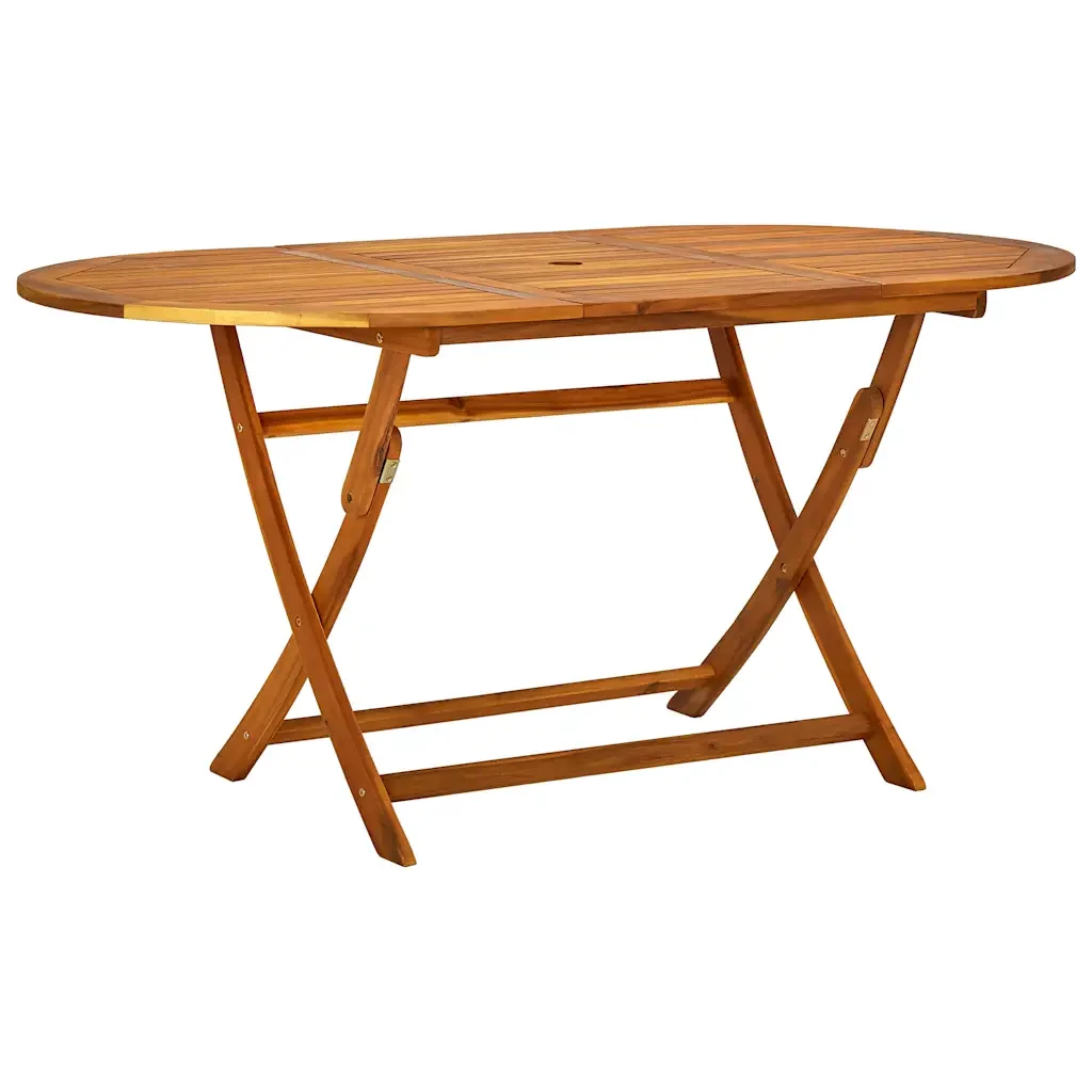 Set Pranzo da Giardino 9pz Legno Massello di Acacia e Textilene 3279299 - Image 3