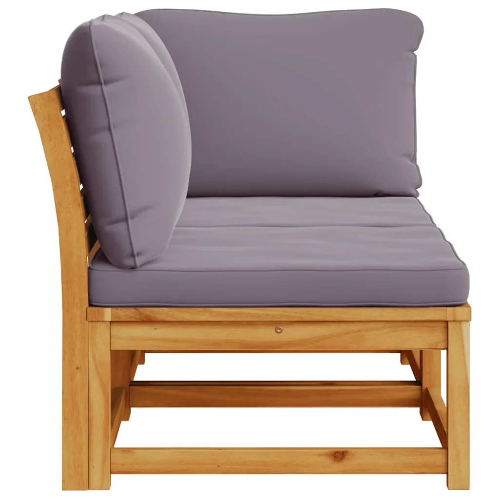 Set Salotto da Giardino 2 pz con Cuscini Legno Massello Acacia 366498 - Image 4