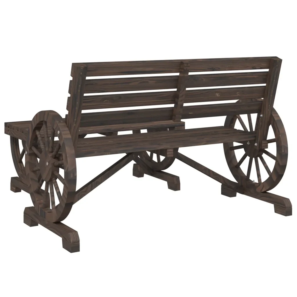 Set Salotto da Giardino 2 pz in Legno Massello di Abete 365106 - Image 5