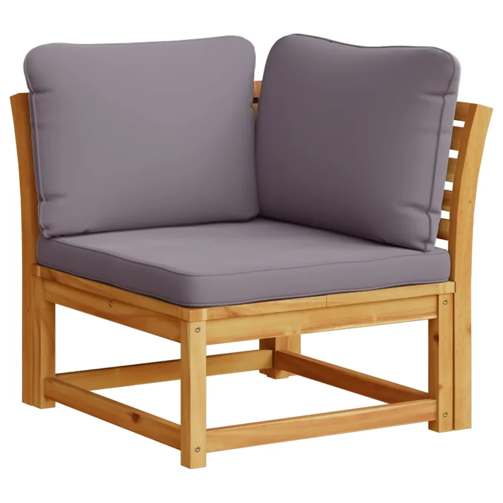 Set Salotto da Giardino 6 pz con Cuscini in Massello di Acacia 3214310 - Image 3