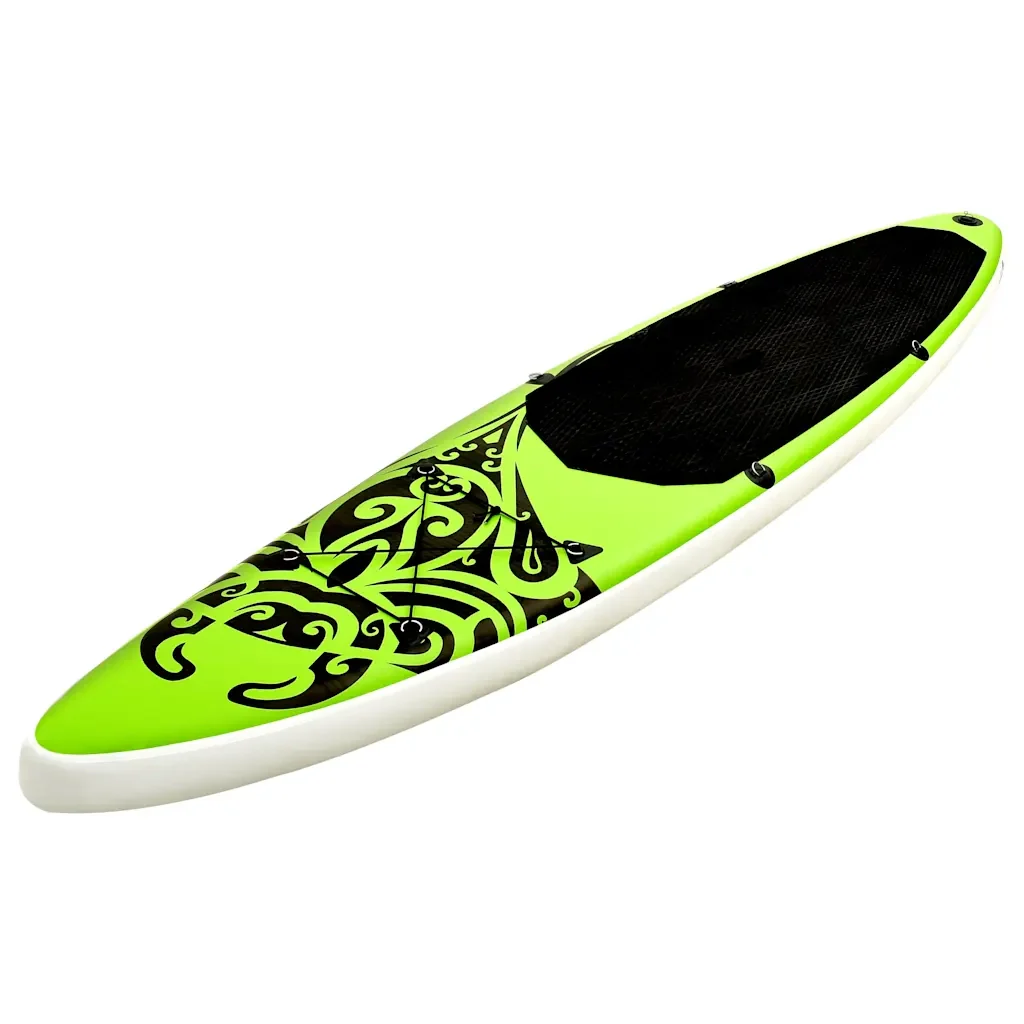 Set Tavola Gonfiabile da SUP 366x76x15 cm Verde cod mxl 60881 - Image 2
