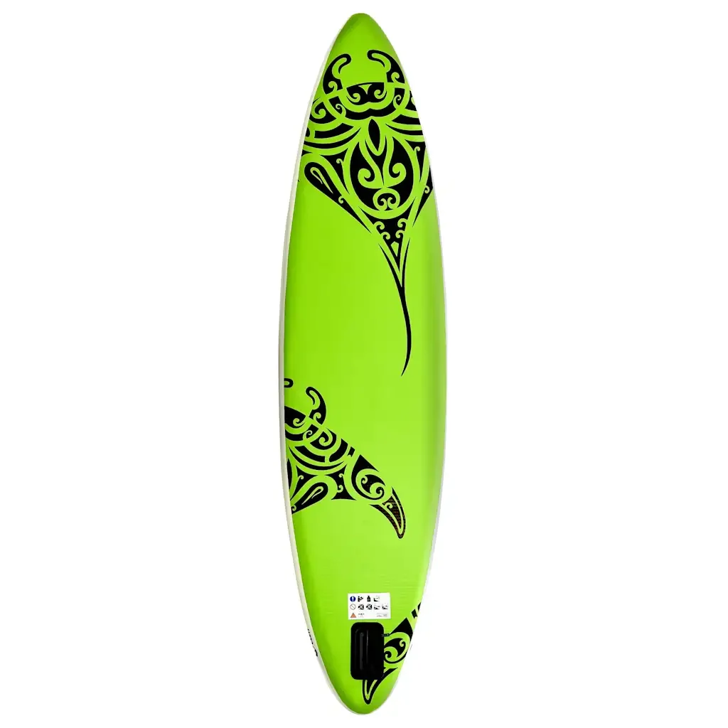 Set Tavola Gonfiabile da SUP 366x76x15 cm Verde cod mxl 60881 - Image 4