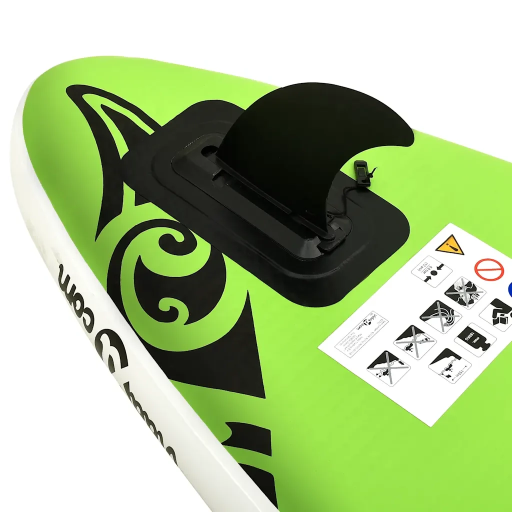 Set Tavola Gonfiabile da SUP 366x76x15 cm Verde cod mxl 60881 - Image 7