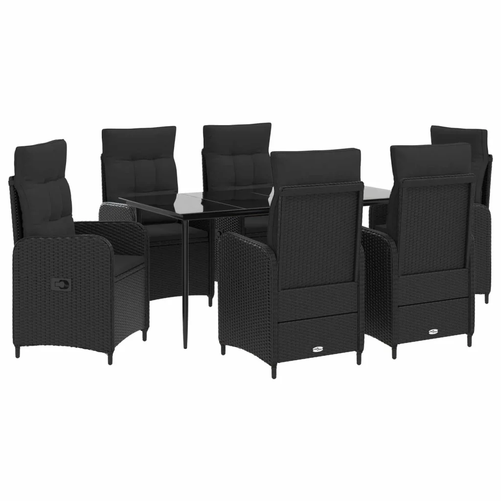 Set Tavolo da Salotto con cuscino con cuscino 7 pcs 3422461