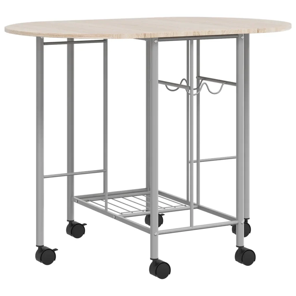 Set Tavolo e Sedie 5 pz Pieghevoli in MDF 243901 - Image 3