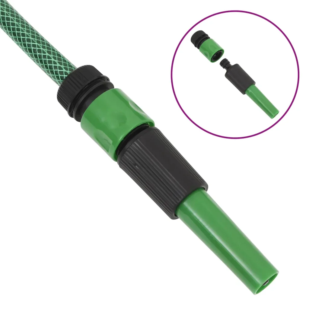 Set Tubo da Giardino con Raccordi Verde 0,75" 100 m in PVC 154386 - Image 6