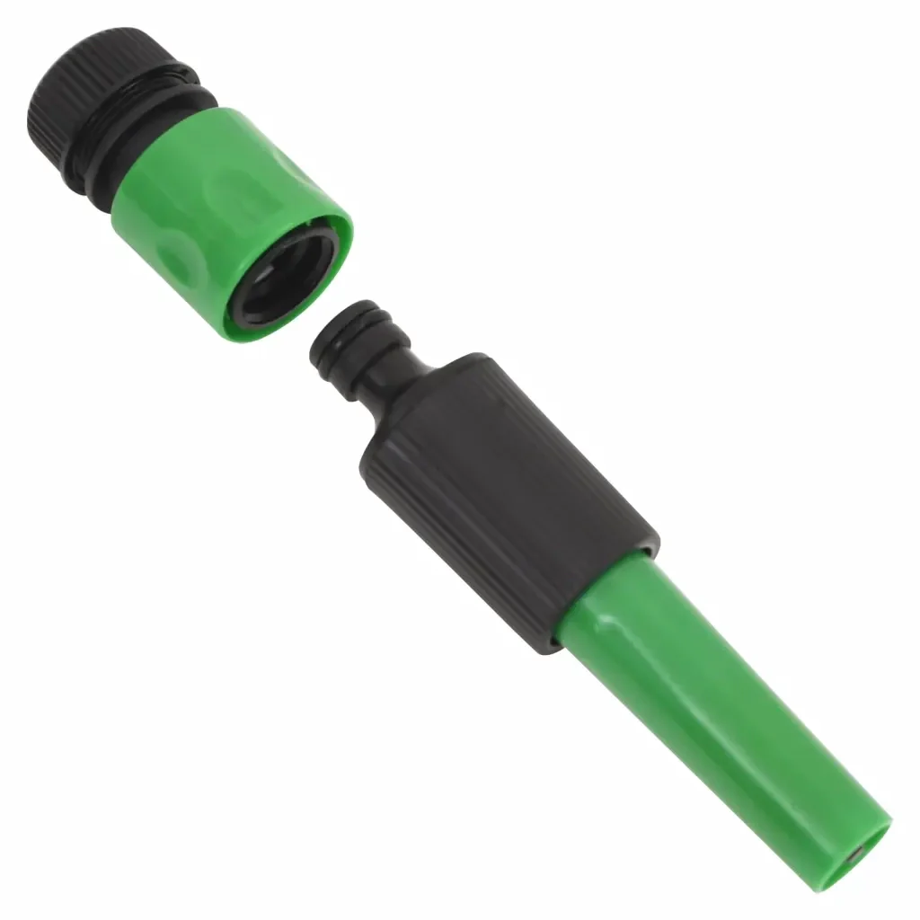 Set Tubo da Giardino con Raccordi Verde 0,75" 100 m in PVC 154386 - Image 9