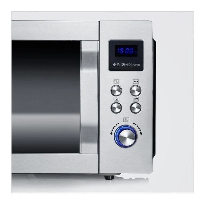 Severin MW 7777 forno a microonde Superficie piana Microonde con grill 25 L 900 W Nero, Acciaio inossidabile - Image 6