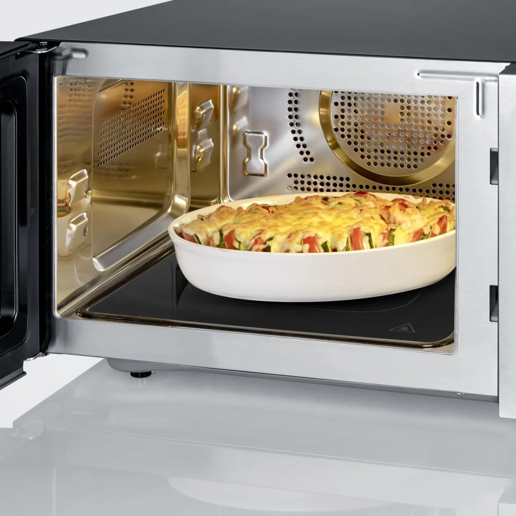 Severin MW 7777 forno a microonde Superficie piana Microonde con grill 25 L 900 W Nero, Acciaio inossidabile - Image 7