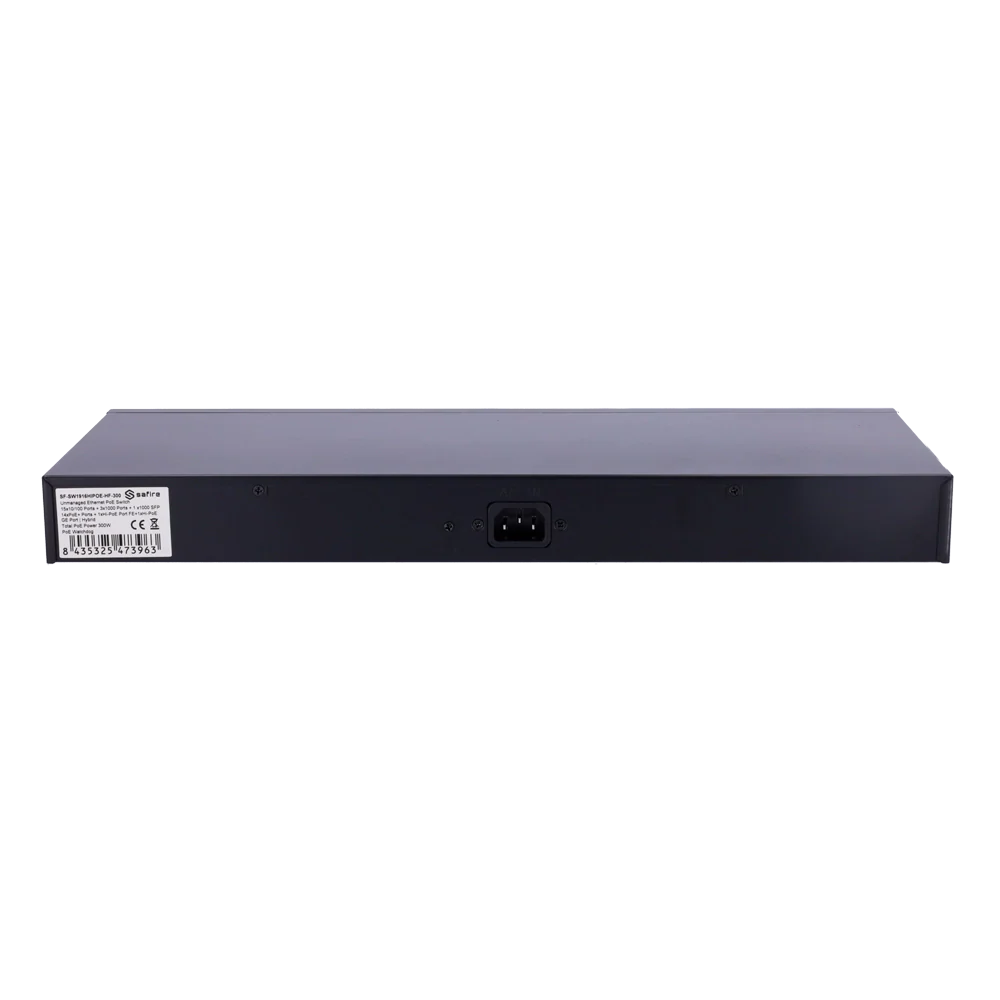 SF-SW1916HIPOE-HF-300 Ethernet PoE Hybrid<br />Switch 16 RJ45 ports (14xPoE+ 2xHi-PoE) 2 Uplink<br />RJ45 1SFP - Image 4