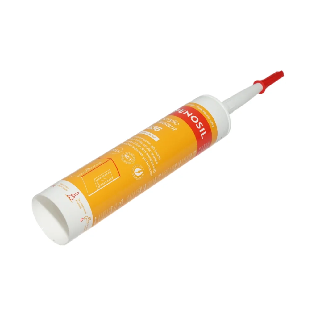 Silicone acrilico bianco sigillante verniciabile 280 ml – Acrylic Sealant 636 Penosil - Image 2