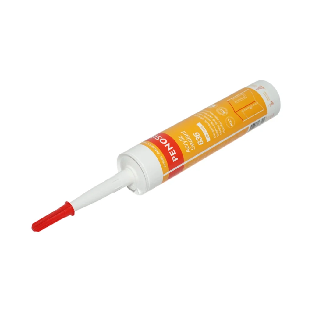 Silicone acrilico bianco sigillante verniciabile 280 ml – Acrylic Sealant 636 Penosil - Image 3