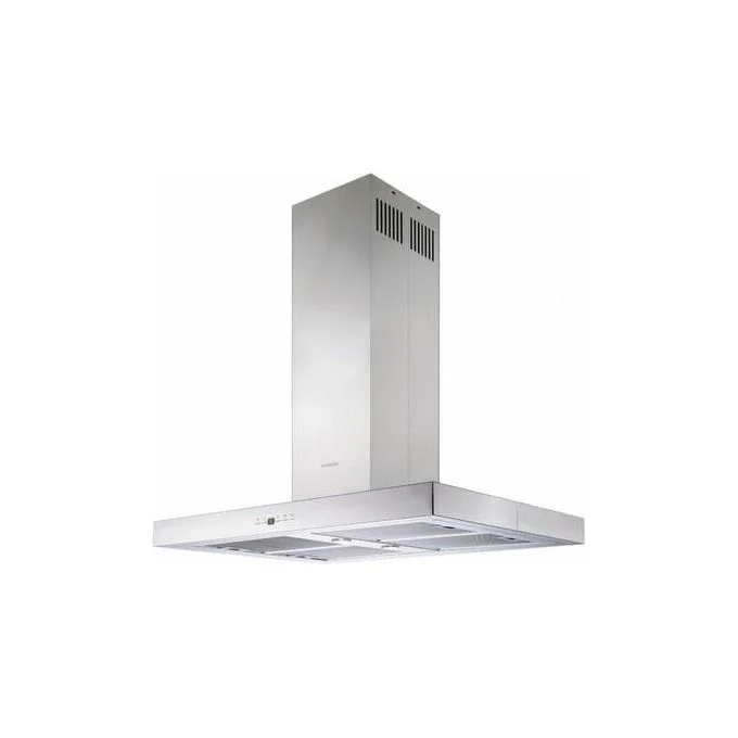 Silverline 4110.9 Cappa ad Isola 90 cm 577 m³-h Classe C 70 dB Pulsanti colore Inox
