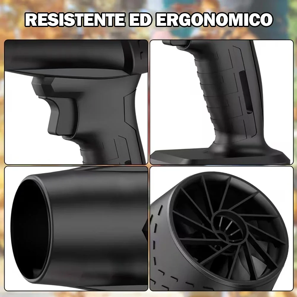 Soffiatore per Foglie o Trucioli Alta Velocità 2 Batterie e Valigetta per Auto o Bricolage - Image 5