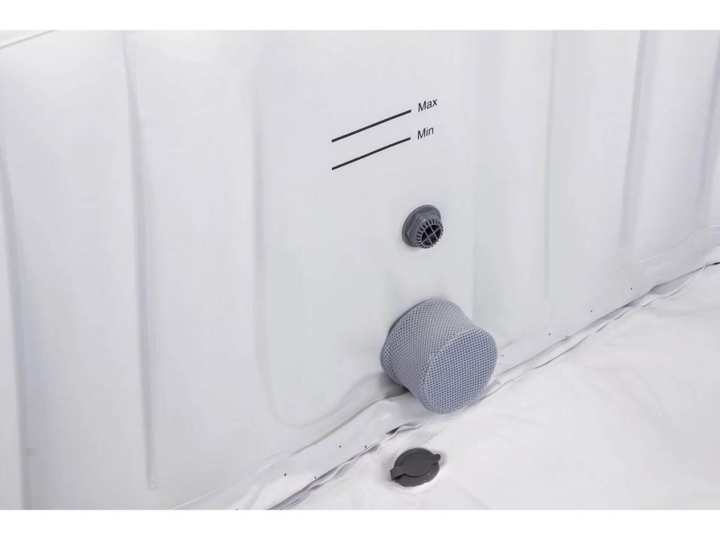 Spa gonfiabile "RIVIERA" in PVC - 6 posti - Grigio/bianco - Image 5
