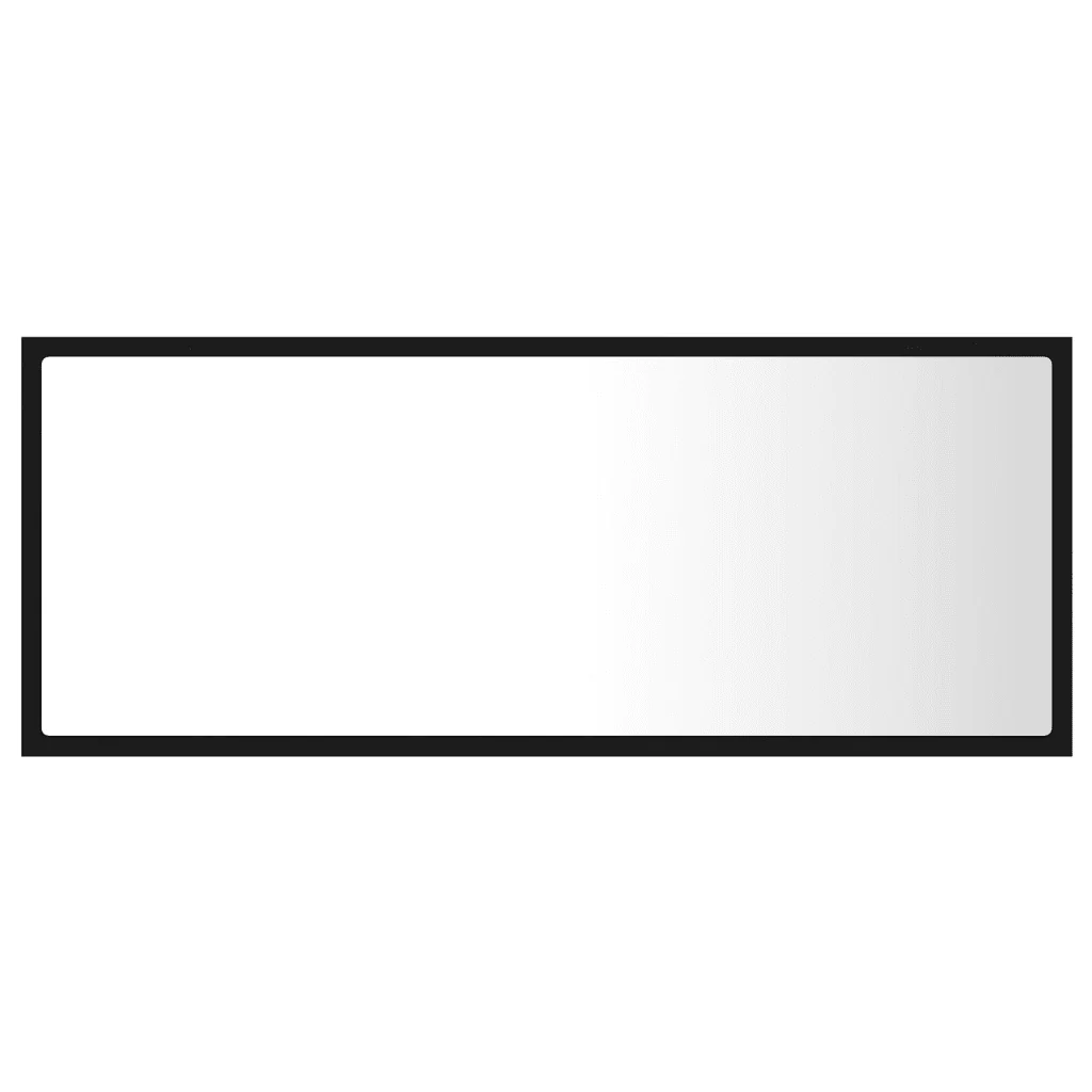 Specchio da Bagno a LED Nero 100x8,5x37 cm in Acrilico 804941 - Image 7