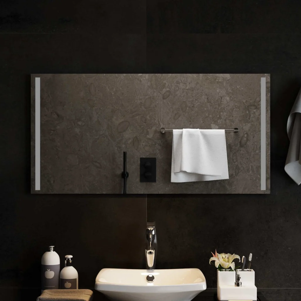 Specchio da bagno LED Trasparente 100 x 50 cm vetro temperato 42045804
