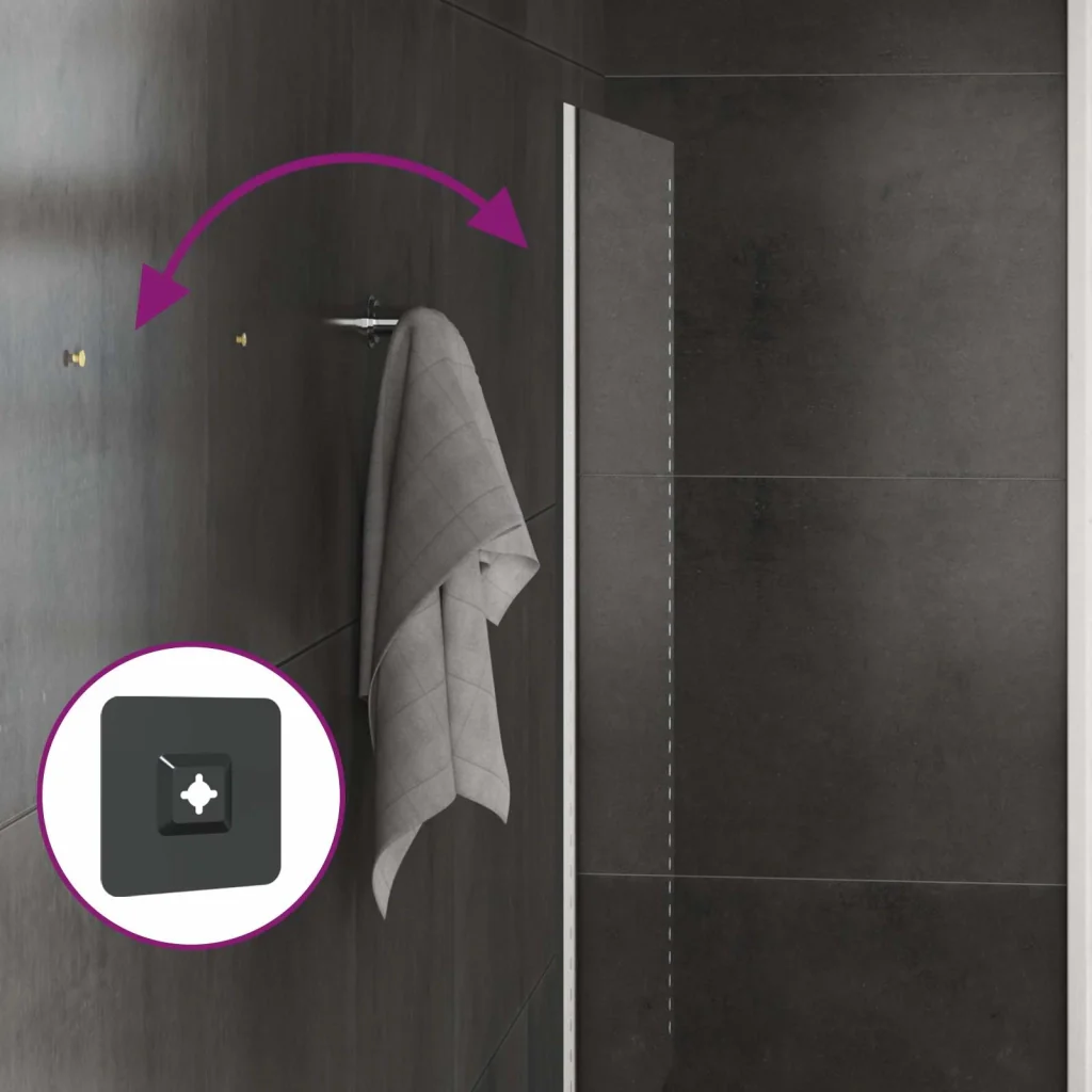 Specchio da bagno LED Trasparente 50 x 50 cm vetro temperato 42045770 - Image 8