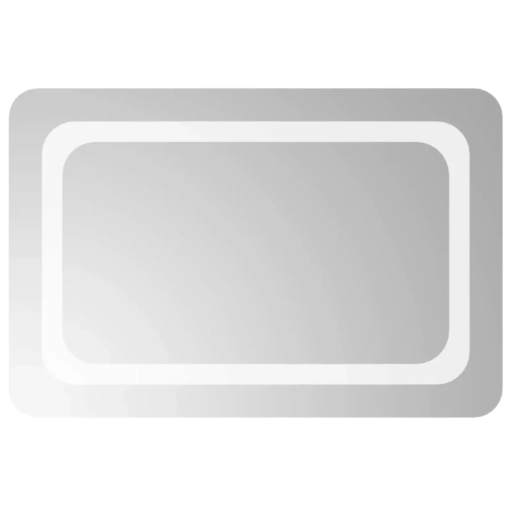 Specchio da bagno LED Trasparente 60 x 40 cm vetro temperato 42045832 - Image 2