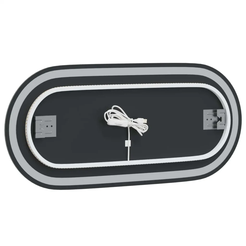 Specchio da bagno LED Trasparente 80 x 35 cm vetro temperato 42045853 - Image 8