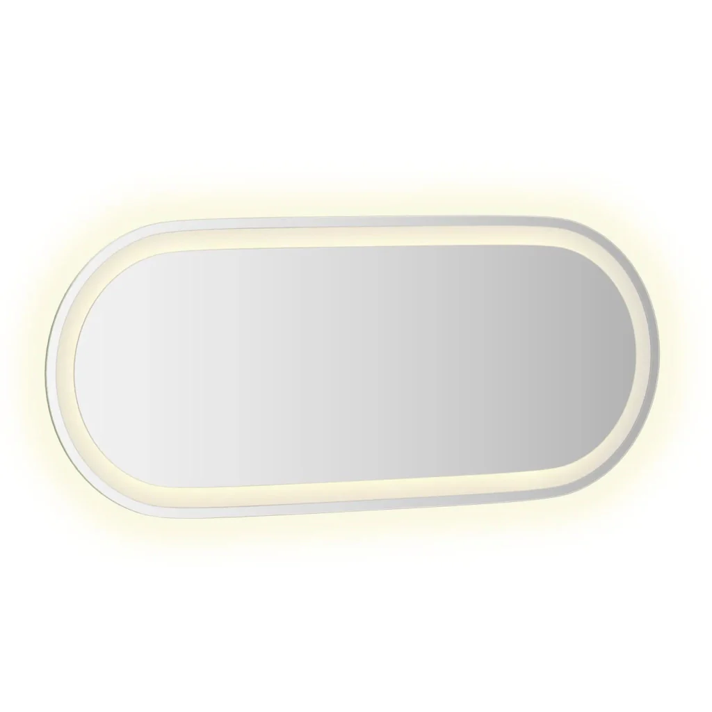 Specchio da bagno LED Trasparente 90 x 40 cm vetro temperato 42045854 - Image 3