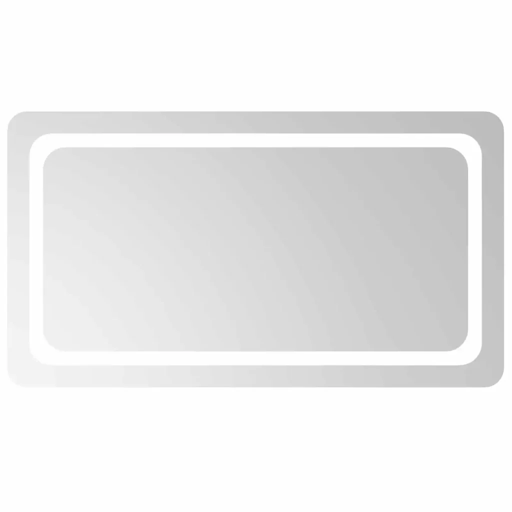 Specchio da bagno LED Trasparente 90 x 50 cm vetro temperato 42045839 - Image 2