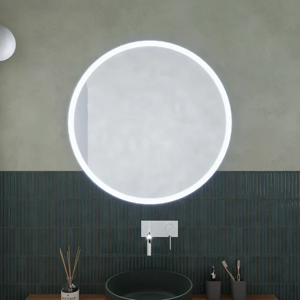 Specchio led Ø 70 cm touch screen luce calda/fredda | Beam - Image 4