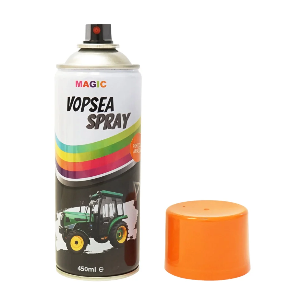 Spray vernice auto arancione tipo Amazone professionale ad asciugatura rapida, 450 ml MAGIC - Image 2