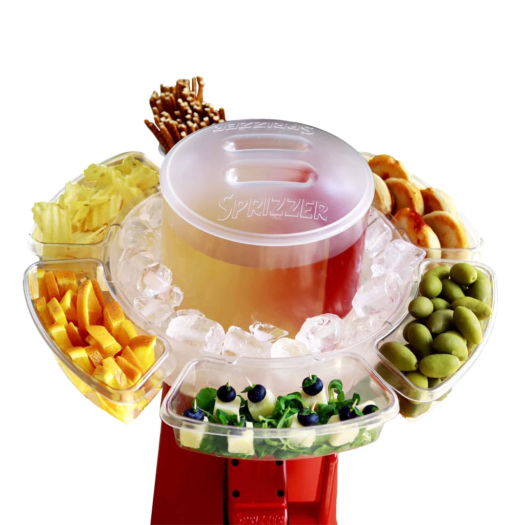 SPRIZZER Set 6 vaschette trasparenti in plastica agganciabili per snack e stuzzichini ideali per aperitivi e picnic - Modello SPRIZZER-6-VASCHETTE - Image 5
