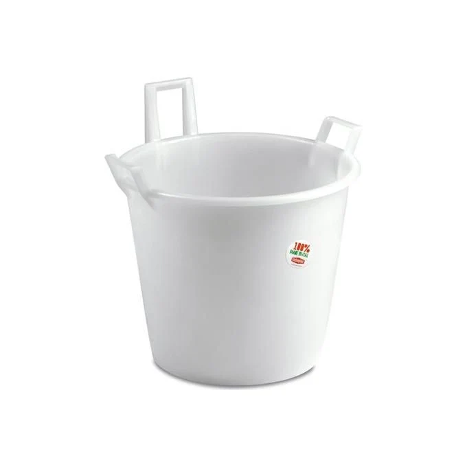Stefanplast 3831445 Mastello a 3 Manici in Polietilene 35 Lt idoneo al contatto alimentare colore Neutro - Image 2