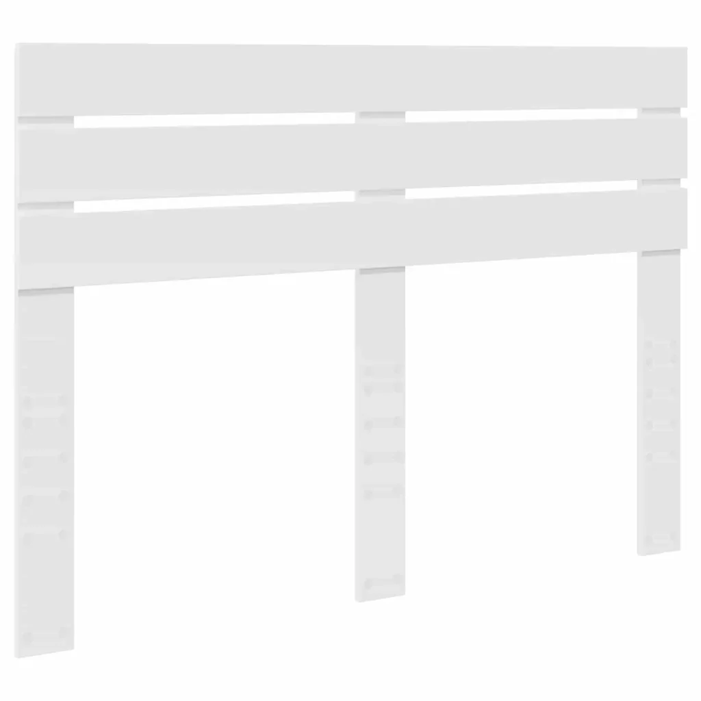Struttura del letto Bianco 150 x 200 cm Pino massello 3411399 - Image 6