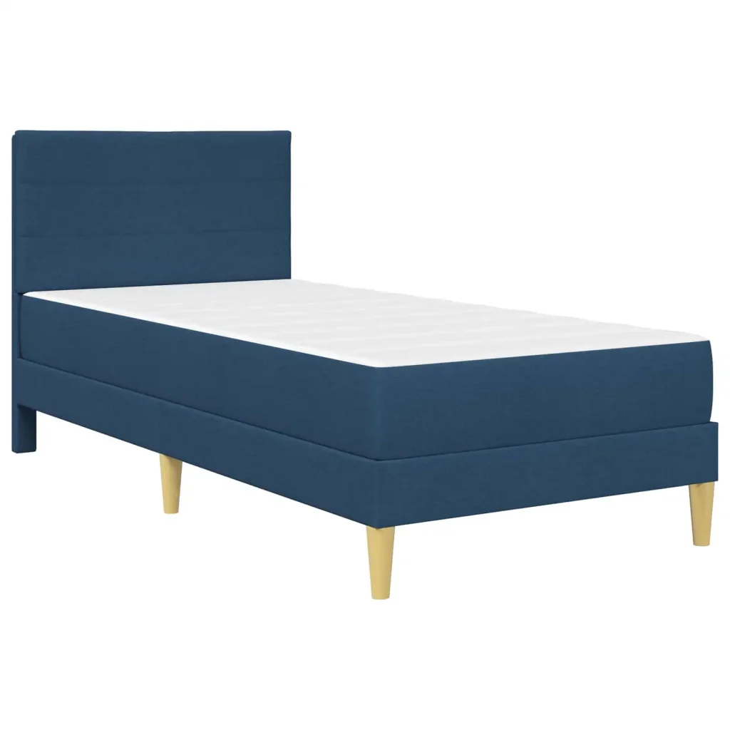 Struttura del letto Blu 90 x 200 cm Poliestere 3414938 - Image 3
