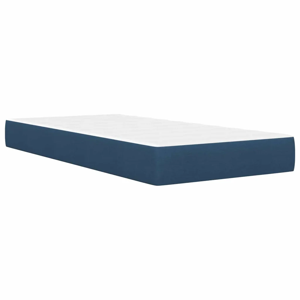 Struttura del letto Blu 90 x 200 cm Poliestere 3414938 - Image 5