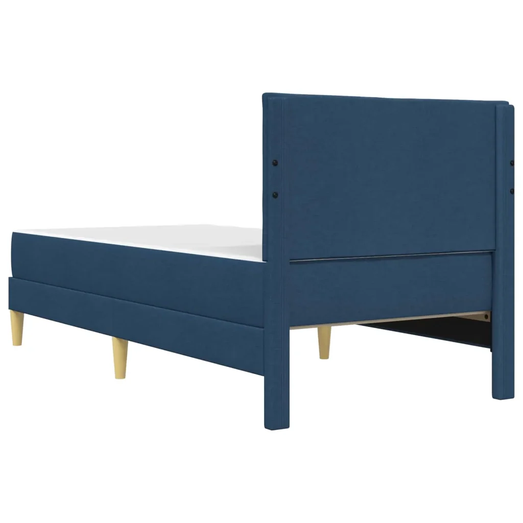 Struttura del letto Blu 90 x 200 cm Poliestere 3414938 - Image 8