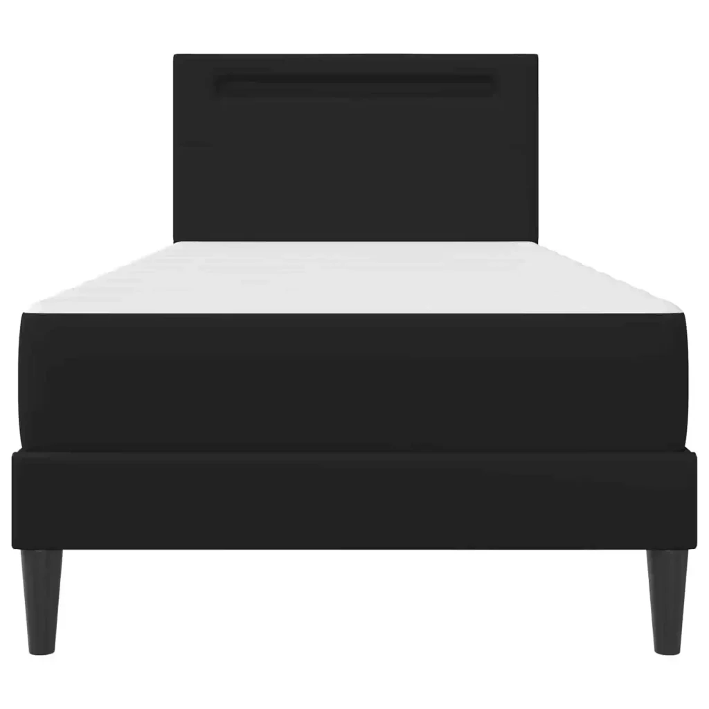 Struttura del letto con strisce LED Nero 90 x 190 cm Similpelle 3415283 - Image 8