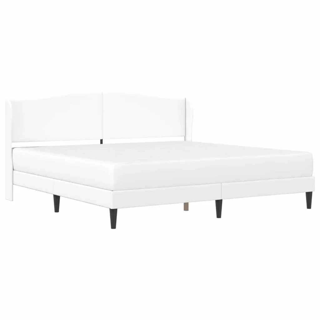 Struttura del letto con testiera Bianco 180 x 200 cm Similpelle 3415273 - Image 3