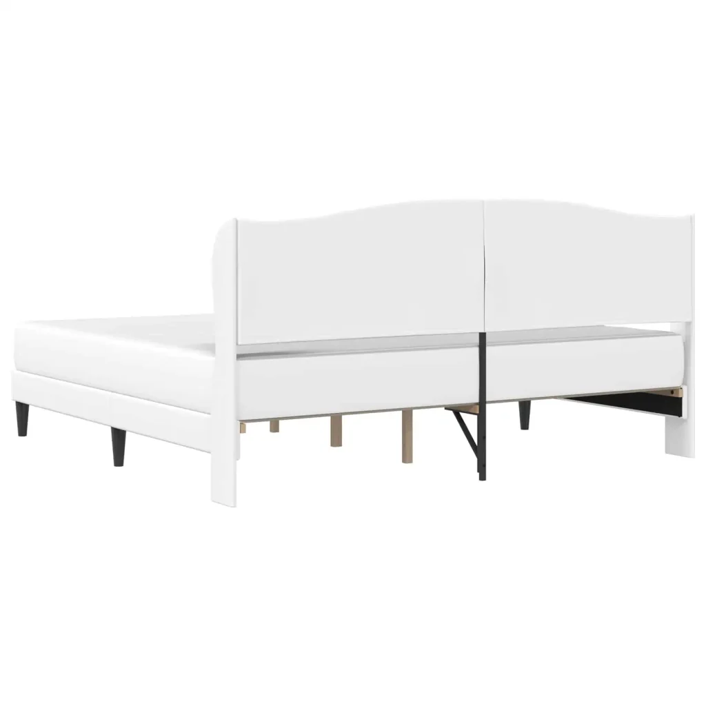 Struttura del letto con testiera Bianco 180 x 200 cm Similpelle 3415273 - Image 8