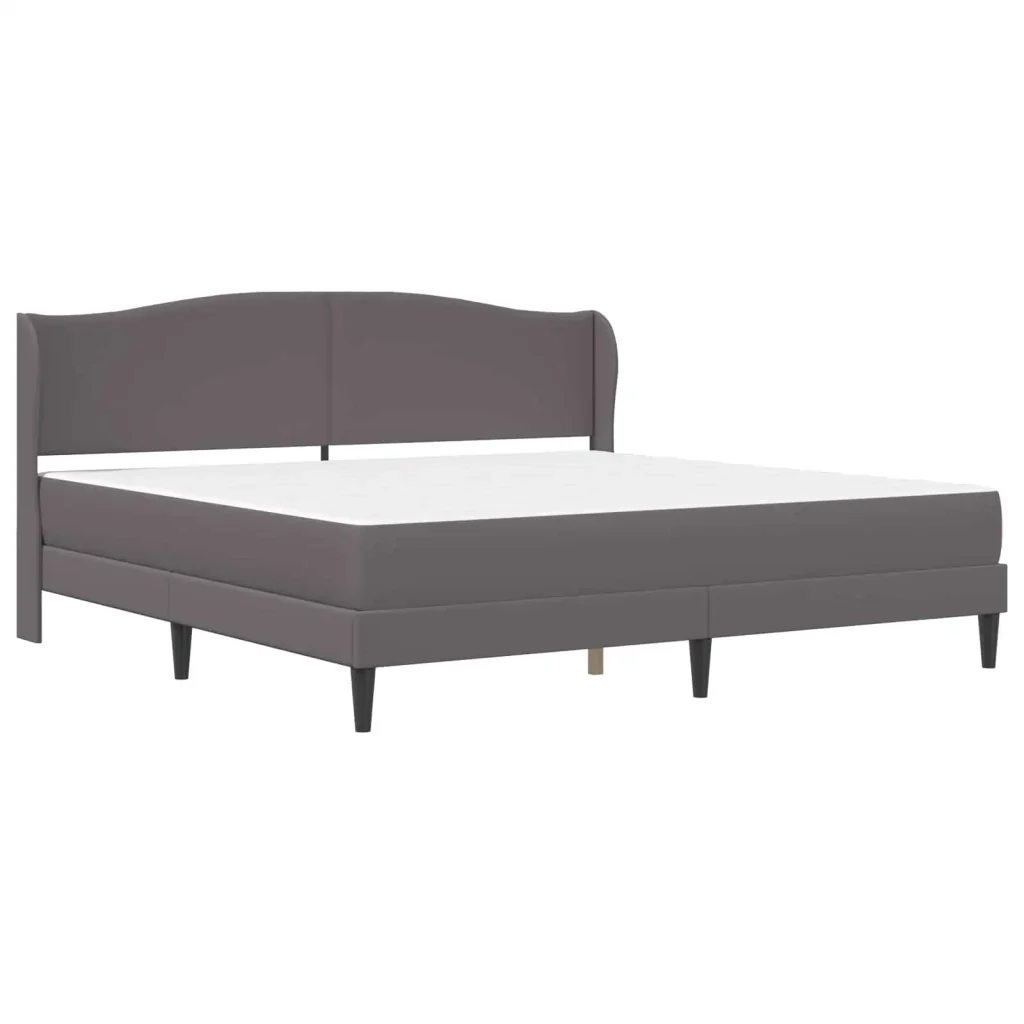 Struttura del letto con testiera Grigio 180 x 200 cm Similpelle 3415271 - Image 3