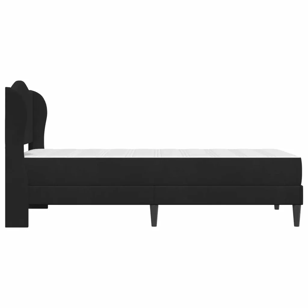 Struttura del letto con testiera Nero 90 x 190 cm Velluto 3415276 - Image 7