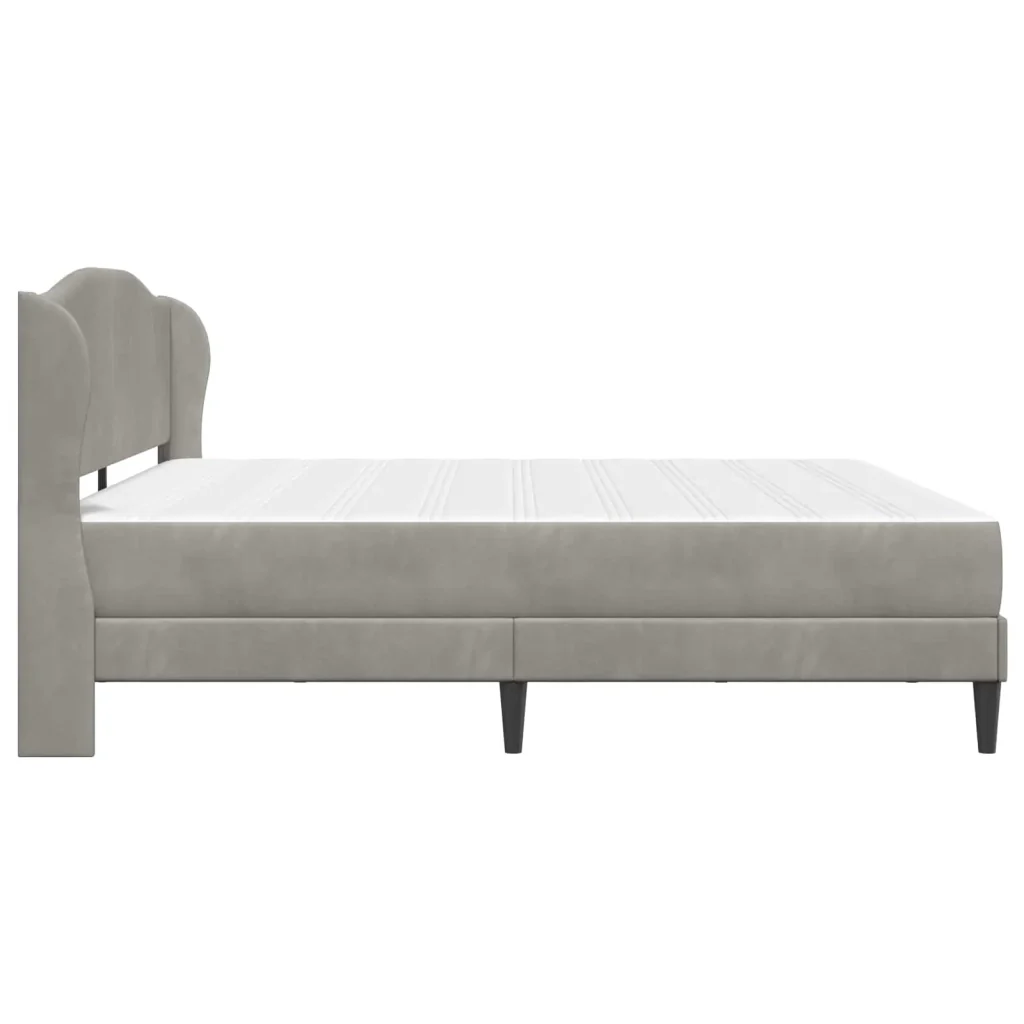 Struttura del letto Grigio Chiaro 180 x 200 cm Velluto 3415277 - Image 7