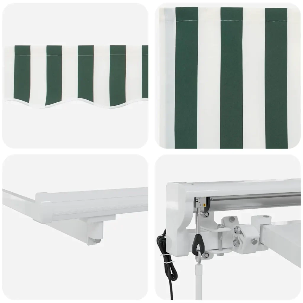 Struttura della tenda Verde e Bianco 250 x 200 cm - Image 8