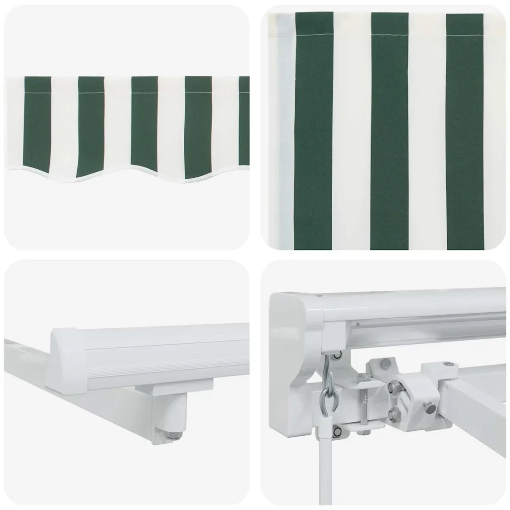 Struttura della tenda Verde e Bianco 250 x 200 cm - Image 8