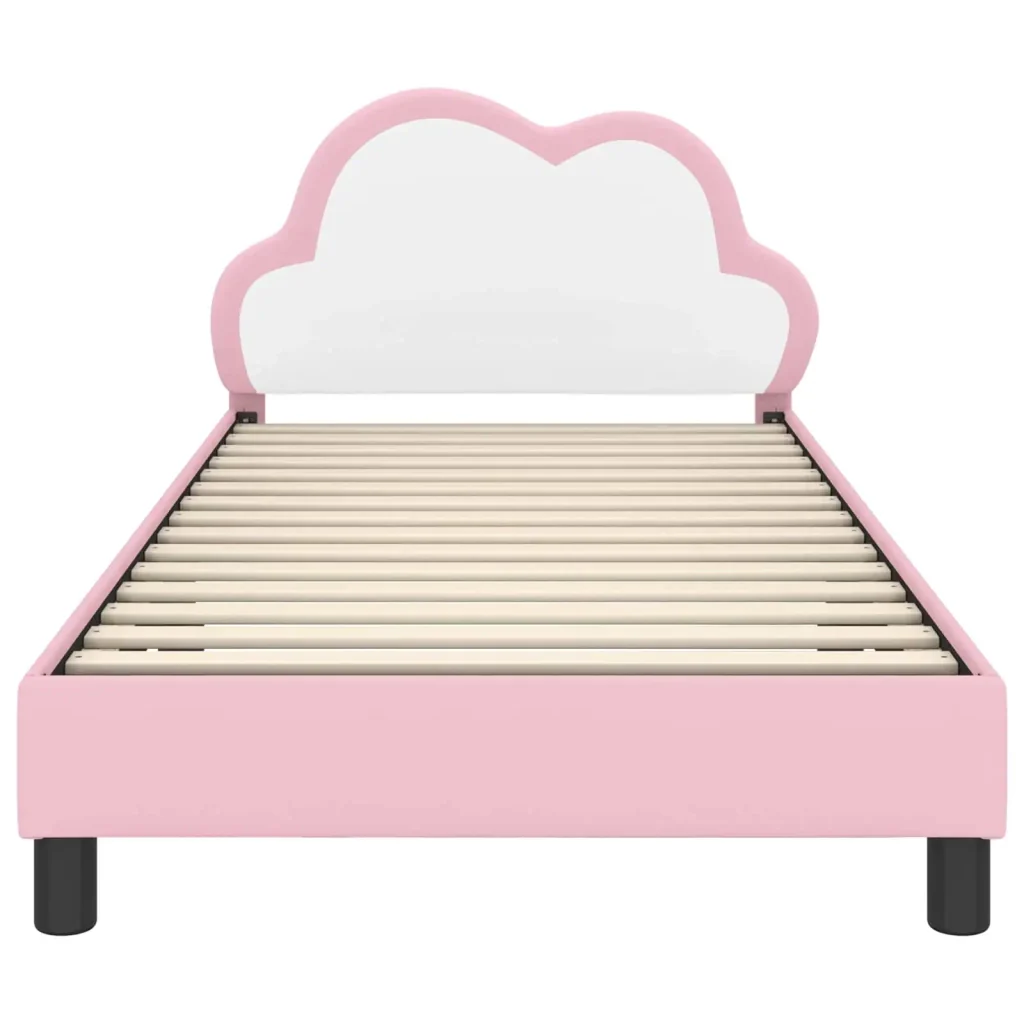Struttura letto bambini con testata Rosa 90 x 190 cm PU 42011181 - Image 5
