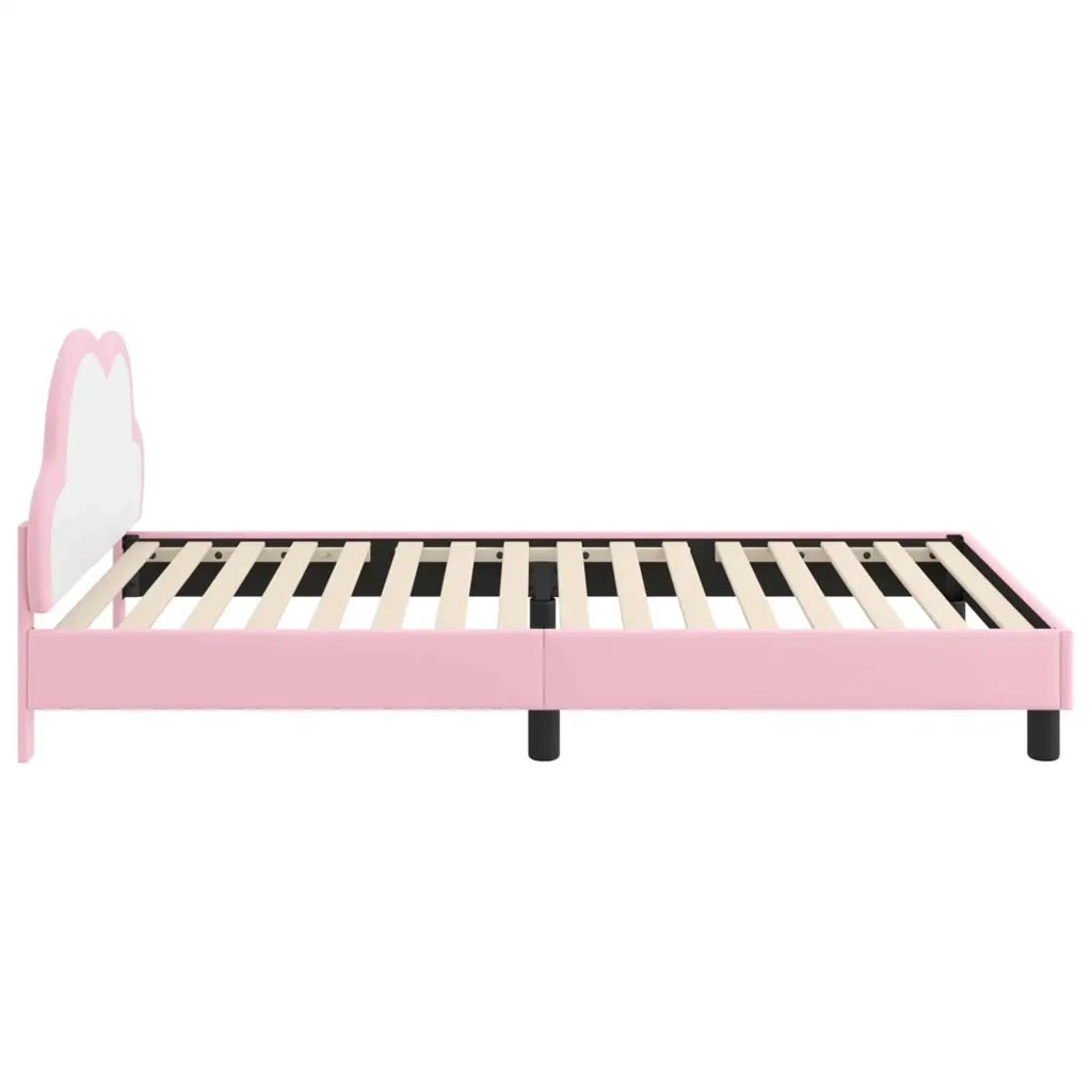 Struttura letto bambini con testata Rosa 90 x 190 cm PU 42011181 - Image 6