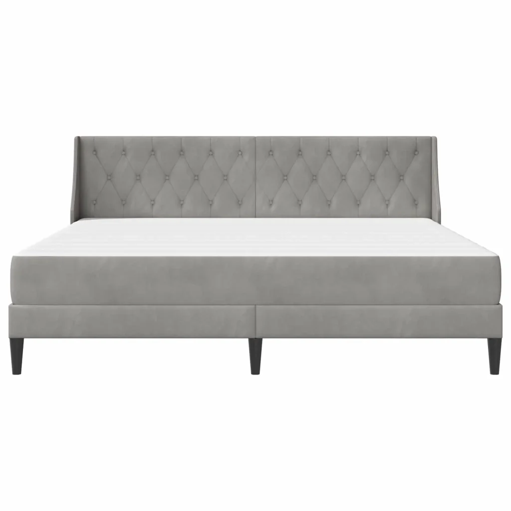 Struttura letto con materasso Grigio chiaro 180 x 200 cm 3415241 - Image 6