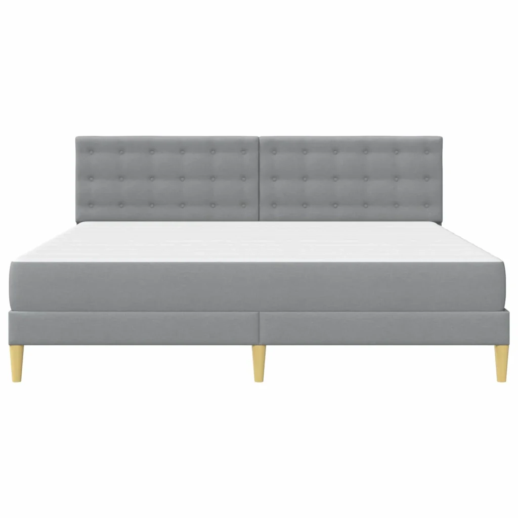 Struttura letto con materasso Grigio chiaro 180 x 200 cm 3415265 - Image 6
