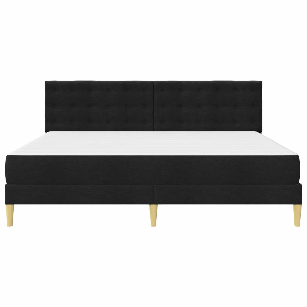 Struttura letto con materasso Nero 180 x 200 cm Tessuto 3415267 - Image 6