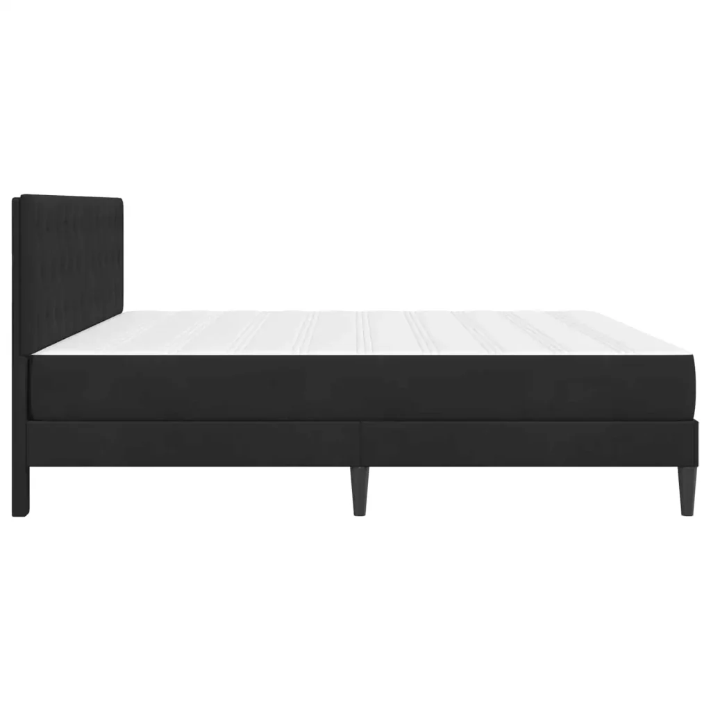 Struttura letto con materasso Nero 180 x 200 cm Velluto 3415261 - Image 7