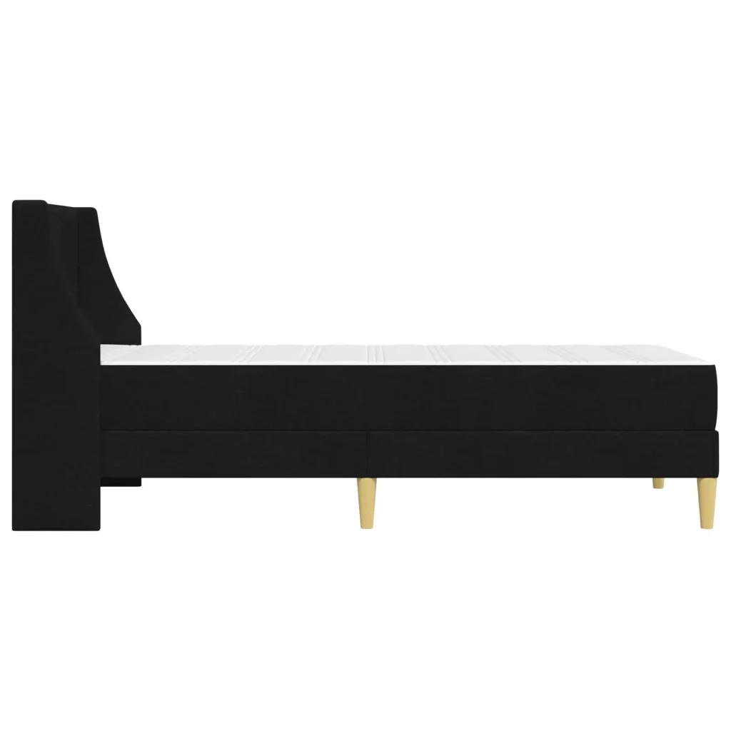 Struttura letto con materasso Nero 90 x 190 cm Tessuto 3415234 - Image 7