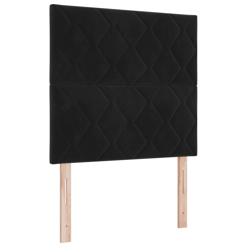 Struttura Letto  Nera 100x200 cm in Velluto - Image 7